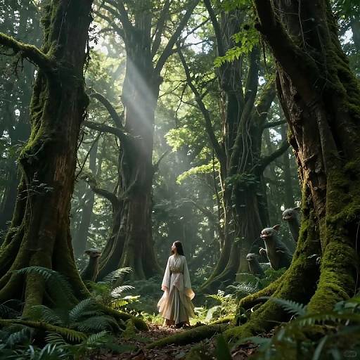 Marini in Enchanted Ancient Forest