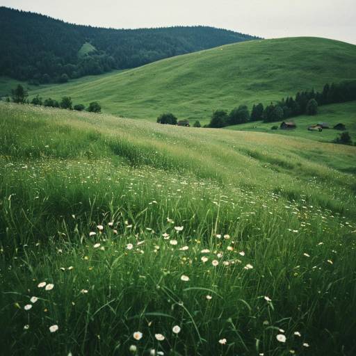 Rustic Meadow on a Tranquil Hill Rustic Meadow on a Tranquil Hill