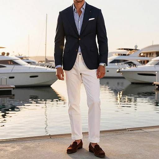 Chic Fashion Editorial at Coastal Marina