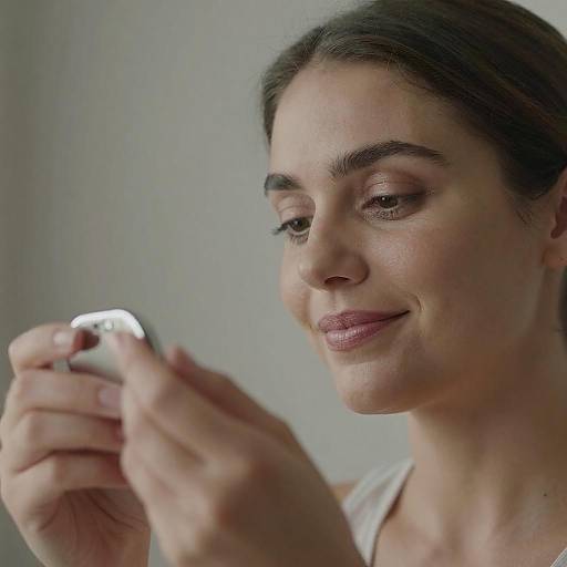 Close-Up Portrait of a Smiling Woman