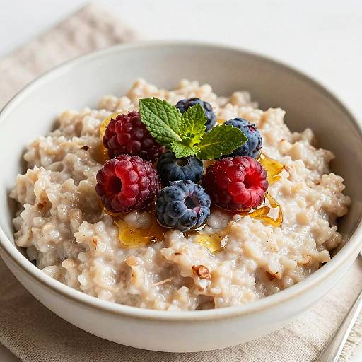 Vibrant Close-Up of Healthy Porridge