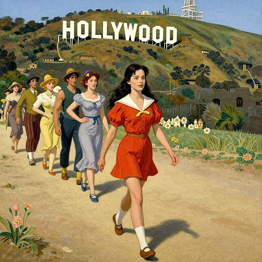 Pied Piper Woman in Hollywood Hills