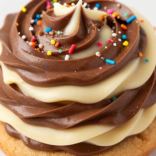 Close-Up Crumbl Cookie with Icing