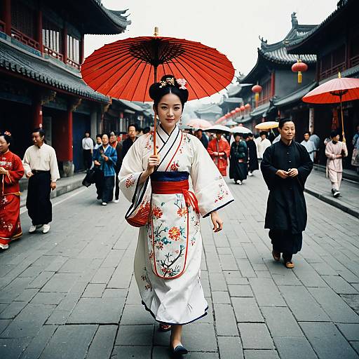 Traditional Chinese Festival Costume