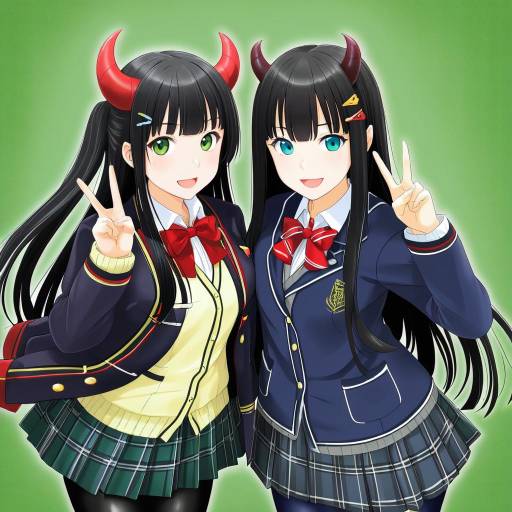 Charming Schoolgirls in Unique Fashion