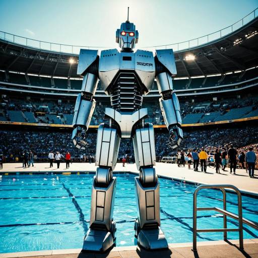 Giant Sugar Man Robot at Stadium