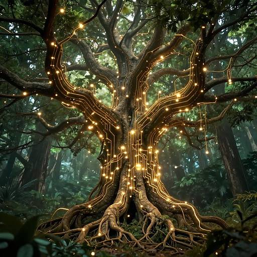 Golden Circuit Tree of Connections