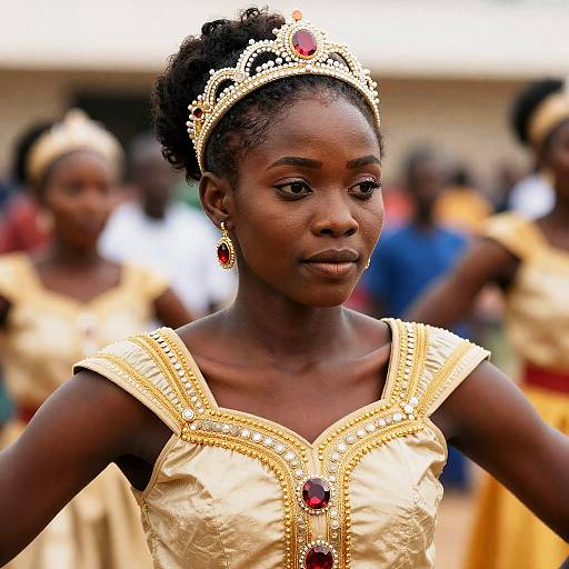 Atilogwu Dance Woman in Crown