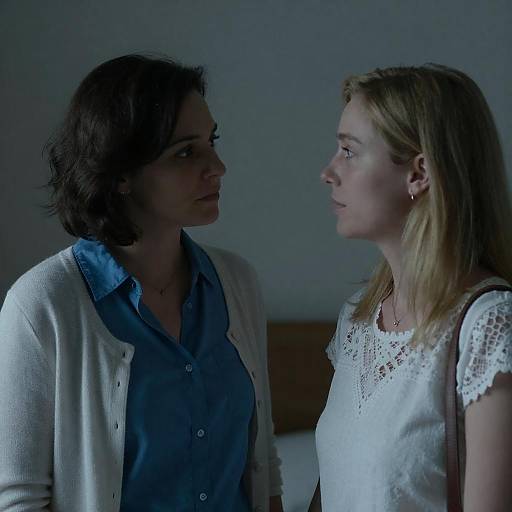 Intimate Moment in Dim Lighting