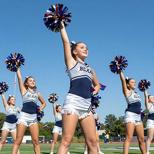 Diaper Cheerleader Leading Squad Spirit