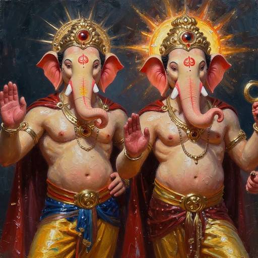 Ultra Realistic Superheroes Ganesha Eclipse