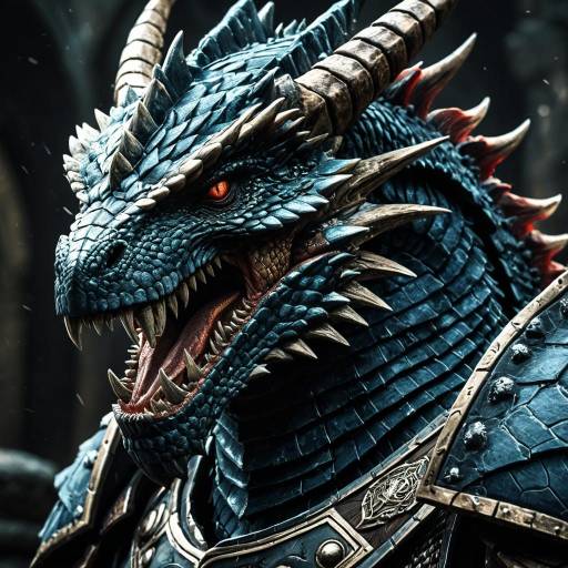 Draconic Warrior Fantasy Portrait