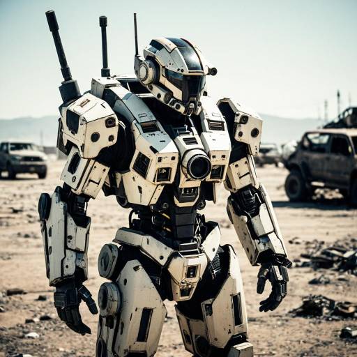 Post-Apocalyptic Sci-Fi Android Mech