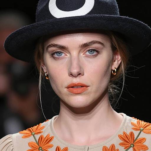 Intense Portrait of a Stylish Woman