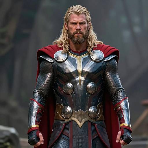 Photorealistic Thor Costume Character