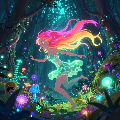 Enchanting Anime Female Shapeshifter