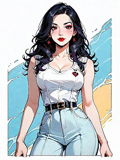 Elegant Fashion Photography of a Stylish Woman