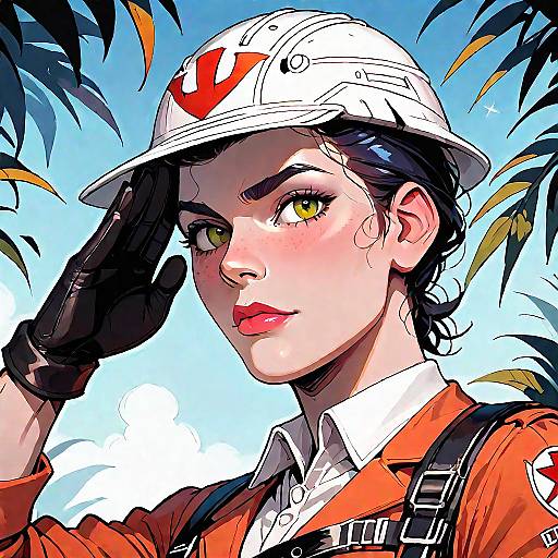 Helldiver Salute in Jungle Night