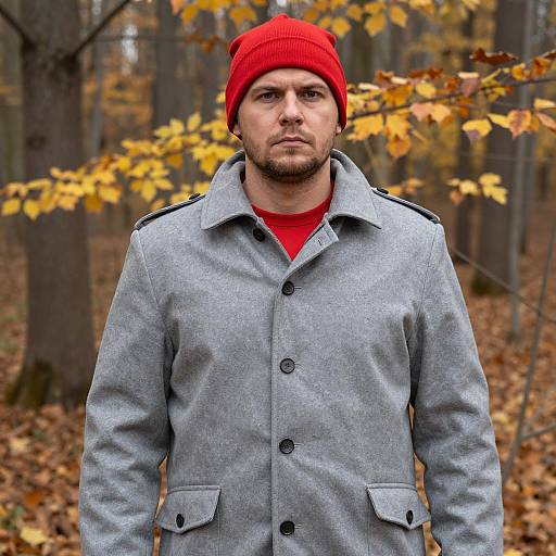 Soviet-Inspired Autumn Costume Photography