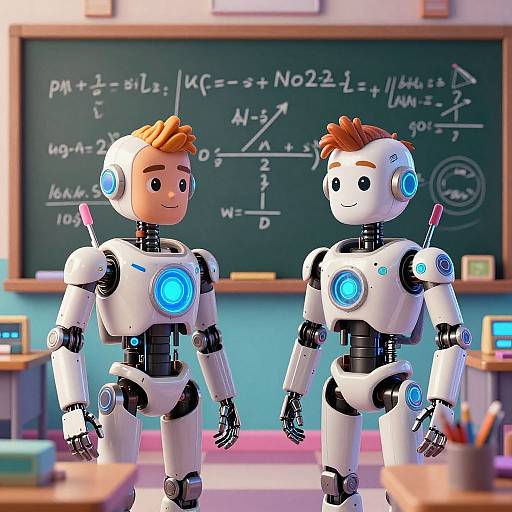 Cybernetic Calvin and Hobbes Classroom