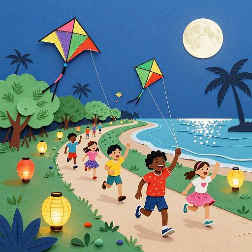 Moonlit Mangrove Kite Festival Collage