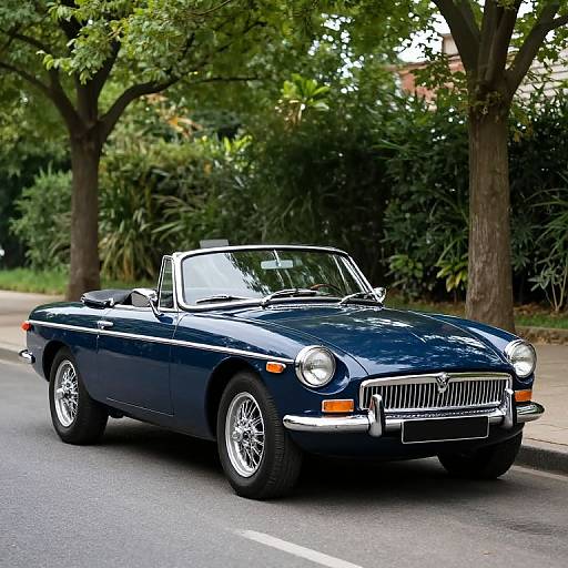 Classic 1968 MGB Convertible Scene