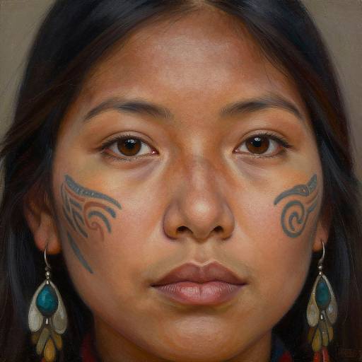 Hyperrealistic Portrait of Tribal Woman