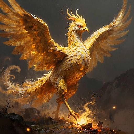 Mystical Phoenix Rising in Avila