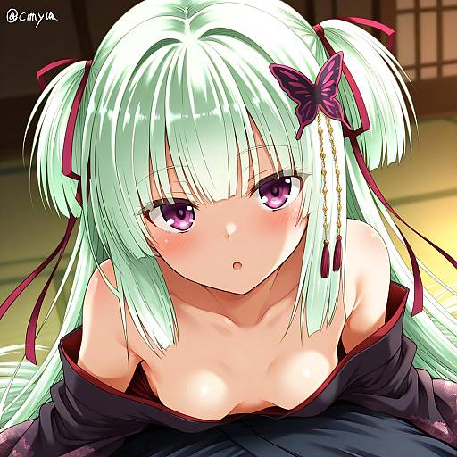 Illustration of Murasame (senren), senren banka in the style of Yua (checkmate)