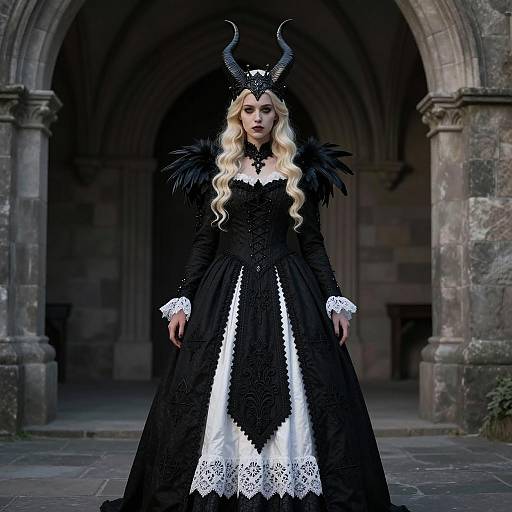 Medieval Fantasy Gothic Costume Portrait