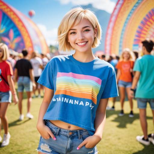 Youthful Joy at a Festival