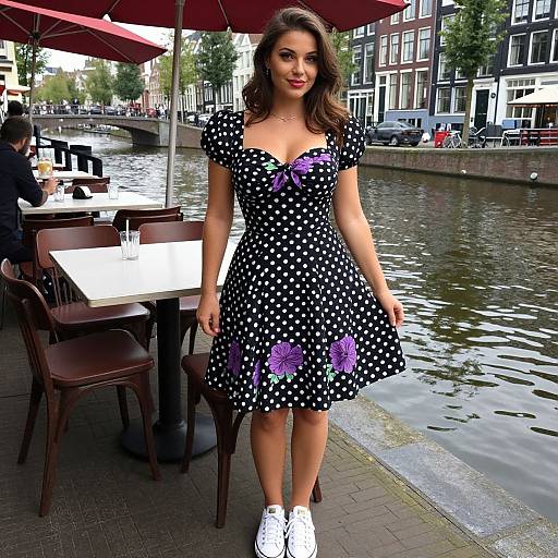 Vintage Polka-Dot Dress by Canal