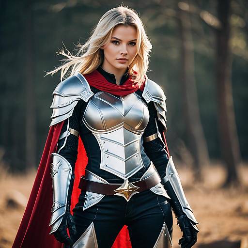 Blonde Warrior from Genshin Impact