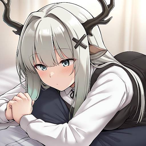 Illustration of Alina (arknights), arknights in the style of Kiritto