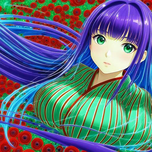 Illustration of Asama tomo, kyoukaisenjou no horizon in the style of Umigarasu (kitsune1963)