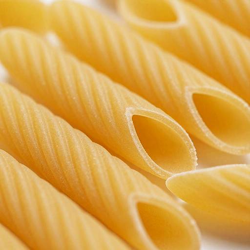 Close-Up of Textured Yellow Pasta