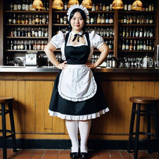 Plus Size Bar Maid in Classic Maid Costume