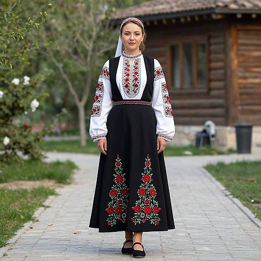 Traditional Balkan and Russian Dresses