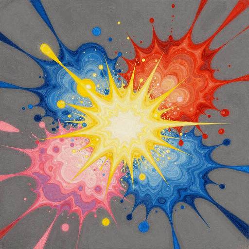 Metallic Abstract Comic Impressionism