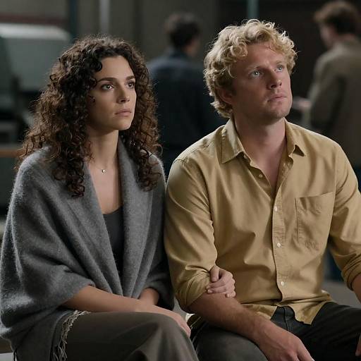 Intimate Moment in an Industrial Setting