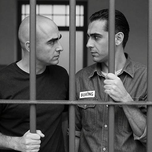 Intense Standoff Behind Metal Bars