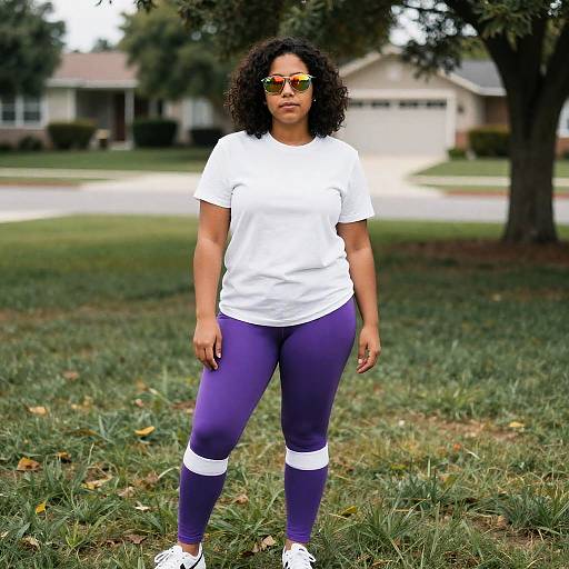 Pear-Shaped Soccer Mom in Park