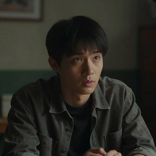 Cinematic Portrait of Intense Expression