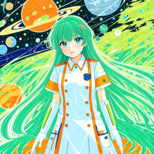 Illustration of Alice carroll, aria (manga) in the style of Fushirun rung