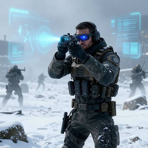 Call of Duty AI Operative in Snow