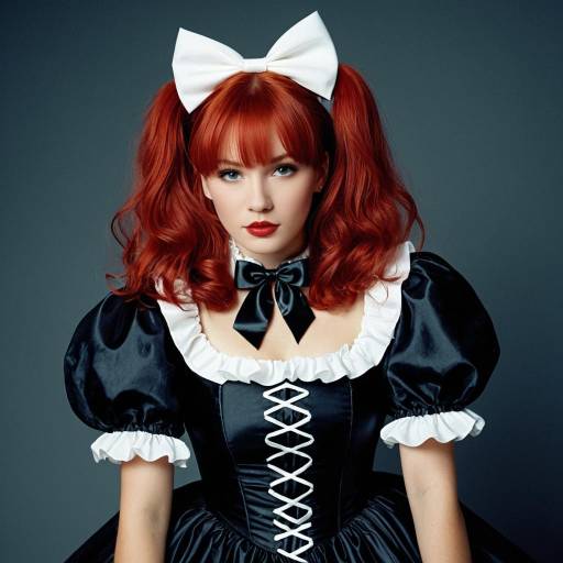 Charming Girl in a Whimsical Costume