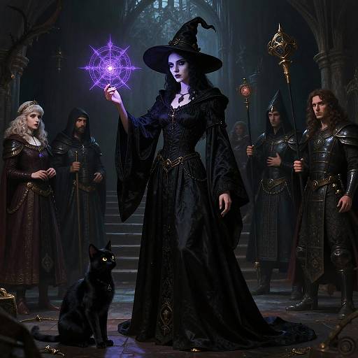 Medieval Witch in Photorealistic Art
