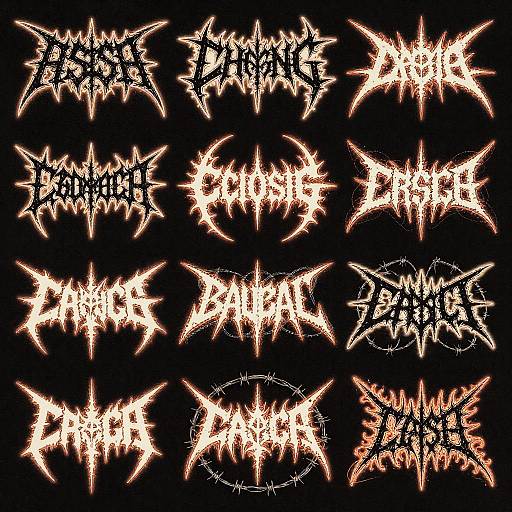 80s Metal Band Logo Collection