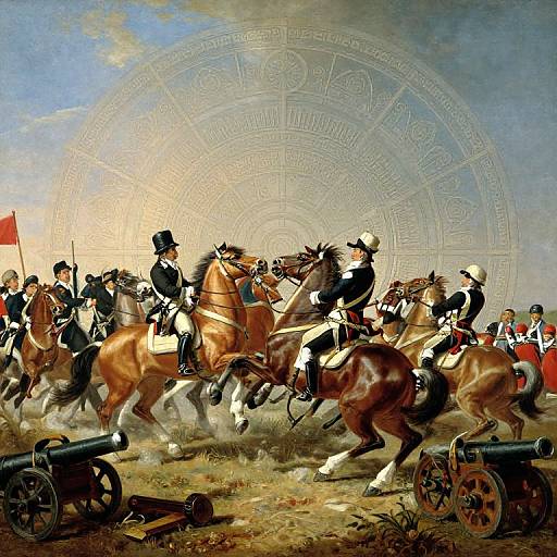 Napoleonic Cavalry Skirmish Mandala