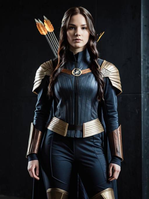 Stunning Mockingjay Costume Cosplay Photo